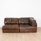 DS-76 Sofa with Chaise Lounge in Leather from de Sede, Switzerland, 1970s, Set of 6, Image 12