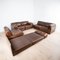 DS-76 Sofa with Chaise Lounge in Leather from de Sede, Switzerland, 1970s, Set of 6 11