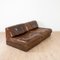 DS-76 Sofa with Chaise Lounge in Leather from de Sede, Switzerland, 1970s, Set of 6, Image 6