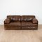 DS-76 Sofa with Chaise Lounge in Leather from de Sede, Switzerland, 1970s, Set of 6 1