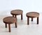 Small Round Side Tables by Mado Jolain and René Legrand, France, 1956, Set of 3 3