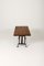 Tavolino da caffè in quercia e ferro battuto, anni '80, Immagine 8