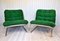Swedish Chrome and Corduroy Lounge Chairs, 1970s, Set of 2, Image 1
