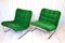 Swedish Chrome and Corduroy Lounge Chairs, 1970s, Set of 2 2