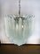 Italian Blue Murano Glass Petals Chandelier, 1990s 12