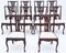 18th Century Georgian Mahogany Dining Chairs, Set of 10 1