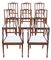 Georgian Revival Mahogany Dining Chairs, 1900s, Set of 8, Image 1