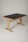 Black Lacquered Wooden Table by André Sornay 1