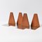 Mid-Century Danish Teak and Metal Bookends, 1960s, Set of 4, Image 3