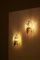 Lámparas de pared de cristal de Murano de Mazzega, años 70. Juego de 2, Imagen 3