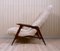 Schwedischer Siesta Sessel mit Fußstütze aus Teak & Schaffell von Jio Möbler, 1950er, 2er Set 7