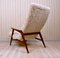 Swedish Siesta Lounge Chair with Footrest in Teak and Sheepskin from Jio Möbler, 1950s, Set of 2 8