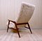 Swedish Siesta Lounge Chair with Footrest in Teak and Sheepskin from Jio Möbler, 1950s, Set of 2, Image 8