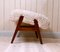Swedish Siesta Lounge Chair with Footrest in Teak and Sheepskin from Jio Möbler, 1950s, Set of 2, Image 18