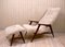 Swedish Siesta Lounge Chair with Footrest in Teak and Sheepskin from Jio Möbler, 1950s, Set of 2, Image 1