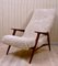 Swedish Siesta Lounge Chair with Footrest in Teak and Sheepskin from Jio Möbler, 1950s, Set of 2 14