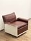 Mid-Century Modern Lounge Chair in Fiber Glass and Leather by Dieter Rams for Vitsoe, Germany, 1960s 10
