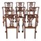 Georgian Revival Mahogany Dining Chairs, 1910s, Set of 8 2