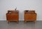 Nightstands in Ash with Glass Shelves, Germany, 1950s, Set of 2 2