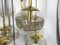 Brass Cascade Lamp with 7 Glass Balls, Germany, 1960s 9