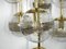 Brass Cascade Lamp with 7 Glass Balls, Germany, 1960s 11