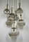 Brass Cascade Lamp with 7 Glass Balls, Germany, 1960s 6