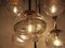 Kaskadenlampe aus Messing mit 7 Glaskugeln, Deutschland, 1960er 16