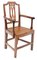19th Century Elm Kitchen Dining Chairs, Set of 6, Image 7