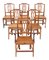 19th Century Elm Kitchen Dining Chairs, Set of 6 1