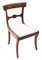 Regency Cuban Mahogany Dining Chairs: Set of 6 (4+2), Antique Quality, C1825, Set of 6 4