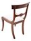 Regency Cuban Mahogany Dining Chairs: Set of 6 (4+2), Antique Quality, C1825, Set of 6 6