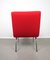 Chaises Vostra Rouges et Bleues avec Table d'Appoint par Walter Knoll, Allemagne, 1980s, Set de 3 6