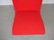 Rote & Blaue Vostra Stühle mit Beistelltisch von Walter Knoll, Deutschland, 1980er, 3er Set 8