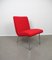 Rote & Blaue Vostra Stühle mit Beistelltisch von Walter Knoll, Deutschland, 1980er, 3er Set 3