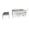 Mobilier de Salon Vintage en Faux Bambou, Spai, 1980s, Set de 7 1