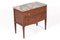 18th Century French Louis XVI Walnut Commode with Marble Top, Image 6