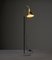 Italian Floor Lamp with Enamelled Metal Shade and Brass Accents, 1950s 4