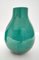 Green Cased Alga Glass Vase with Gold Leaf by Tomaso Buzzi for Venini, 1930s 4
