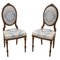 Early 20th Century Carved Beech Wood Chairs, Set of 2 1