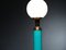 Italian Brass Table Lamp with Opaline Glass Shade, 1960s 6