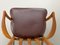 Teak and Leather Eva Armchair by Niels Koefoed for Hornslet Møbelfabrik, 1960s, Image 2