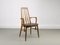 Teak and Leather Eva Armchair by Niels Koefoed for Hornslet Møbelfabrik, 1960s 1