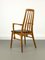 Teak and Leather Eva Armchair by Niels Koefoed for Hornslet Møbelfabrik, 1960s, Image 6