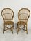 Small Mid-Century Italian Bamboo Chairs, 1950s, Set of 2 5