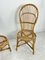 Small Mid-Century Italian Bamboo Chairs, 1950s, Set of 2 6