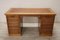 Oak Writing Desk with Shutter Doors, 1940s, Image 9