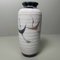 Japanese Kikyouya Ceramic Ikebana Vase with Cranes, 1960s 10