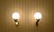 Swedish Model V397 Sconces in Brass and Opaque Glass by Hans-Agne Jakobsson for Hans-Agne Jakobsson AB, 1970s, Set of 2, Image 3