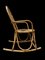 Rocking Chair en Rotin, 1950s 5