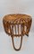 Bamboo Stool and Rattan attributed to Tito Agagoli, 1960s 3